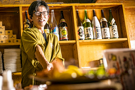 炉ばた焼き　水かけ茶屋